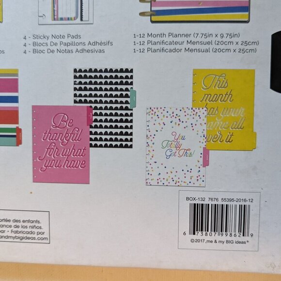NWT Back to School Happy Planner Wonderful Classic Student Box Kit 2017 Outdated - Picture 9 of 10